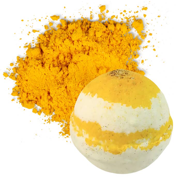 Orglamix - Wholesale Bath Bomb/Fizz - Turmeric Bath Bomb | Glow Soak For Brightening Skin9