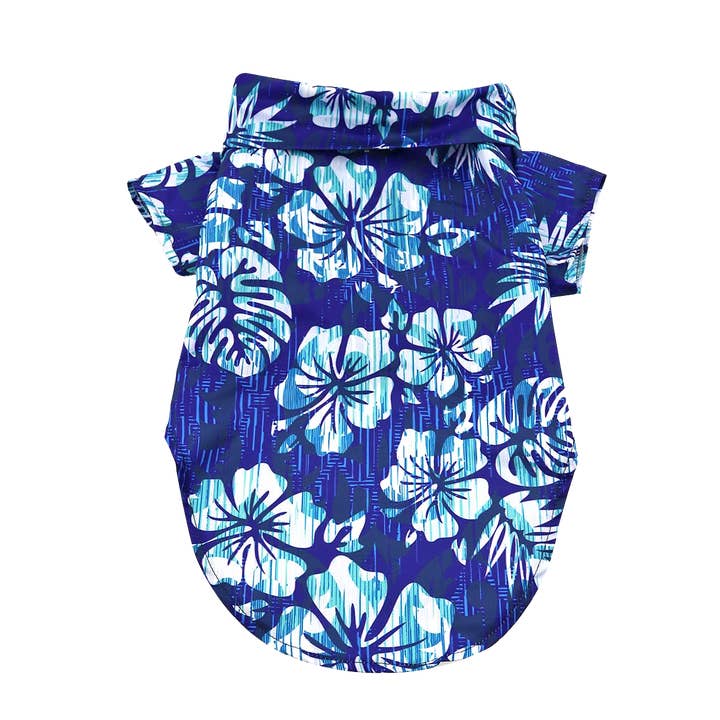 Doggie Design - Wholesale Pet Shirt - Dog - Hawaiian Camp Shirt - Vintage Hibiscus