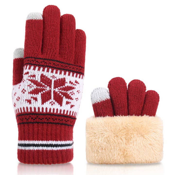DOUBLE-LAYER COLD-PROOF WARM KNITTED GLOVES_CWAG0131 for wholesale by ACCITY