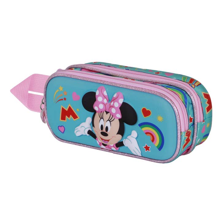 Disney Minnie Mouse Greet-3D Double Pencil Case for wholesale by KARACTERMANIA