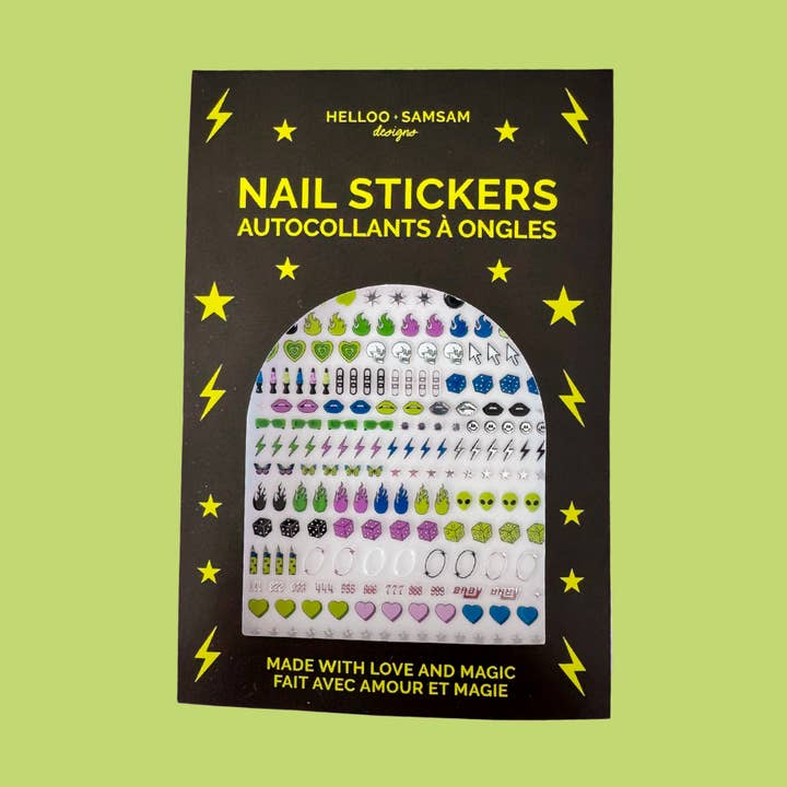 365 Nail Stickers for wholesale by Helloo SamSam Designs