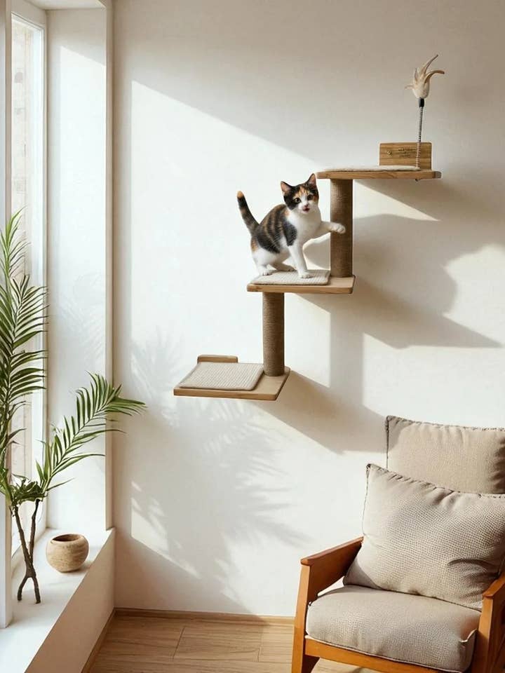 Arbre à chat Duna pour grimper, gratter et aiguiser les griffes pour la vente par Althea Living