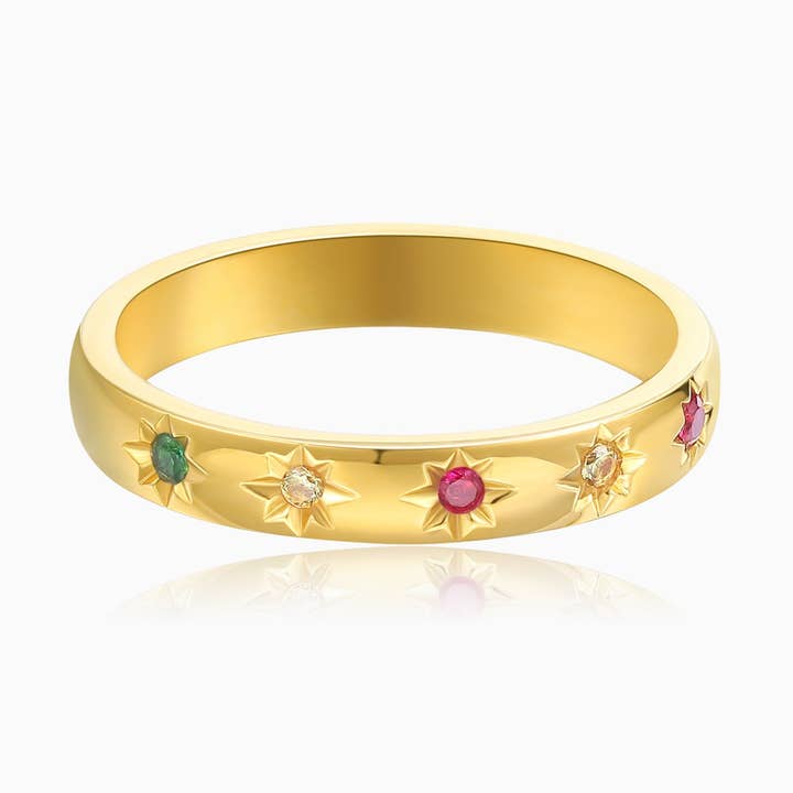 Bague Royal Starburst pour la vente par Studdedheartz