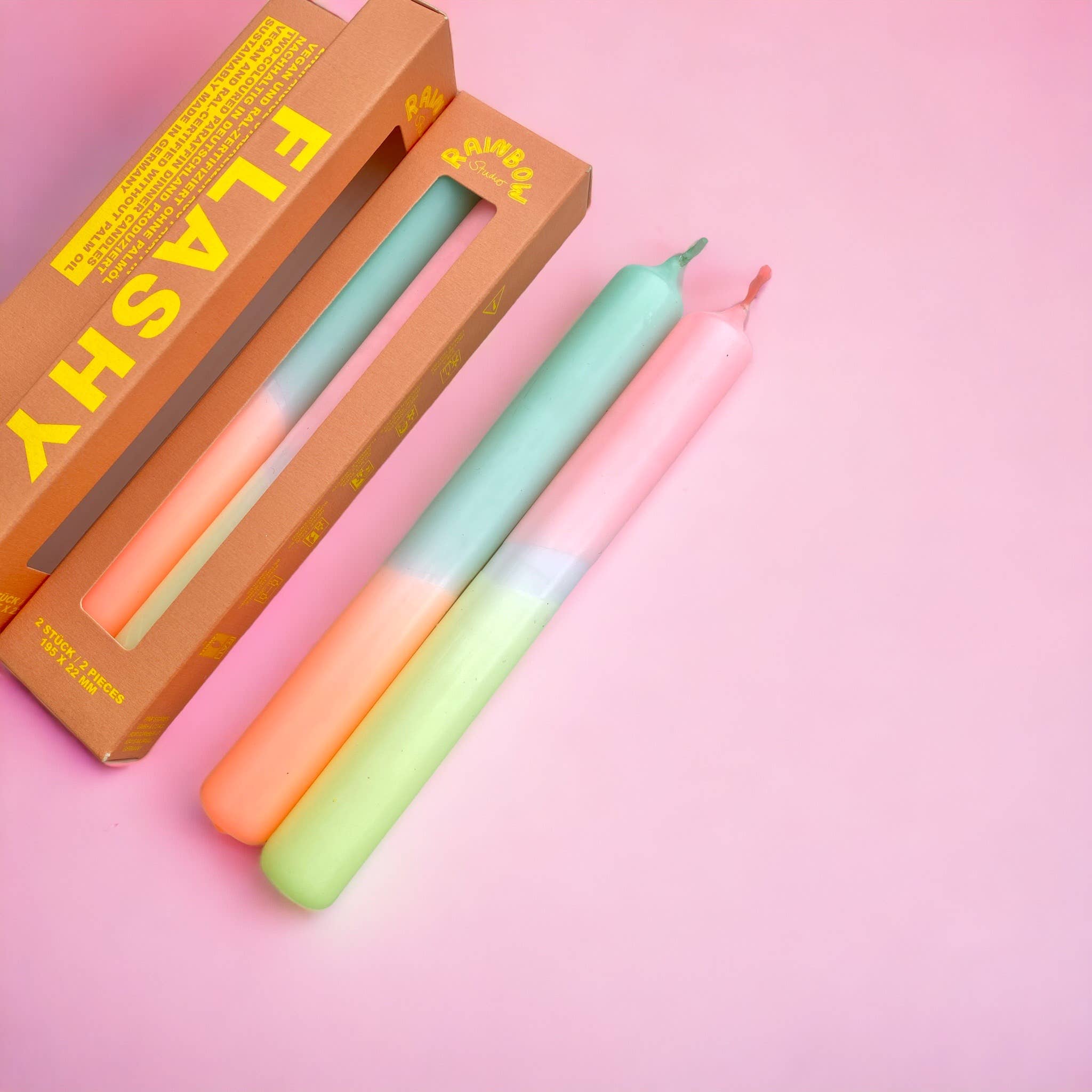 Pink Stories - Wholesale Tapered Candle/Candlestick - Rainbow Studio * Flashy1