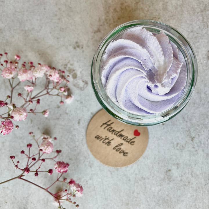 Shower Peeling Mousse #Lavender 60g for wholesale by seifenwaren.de
