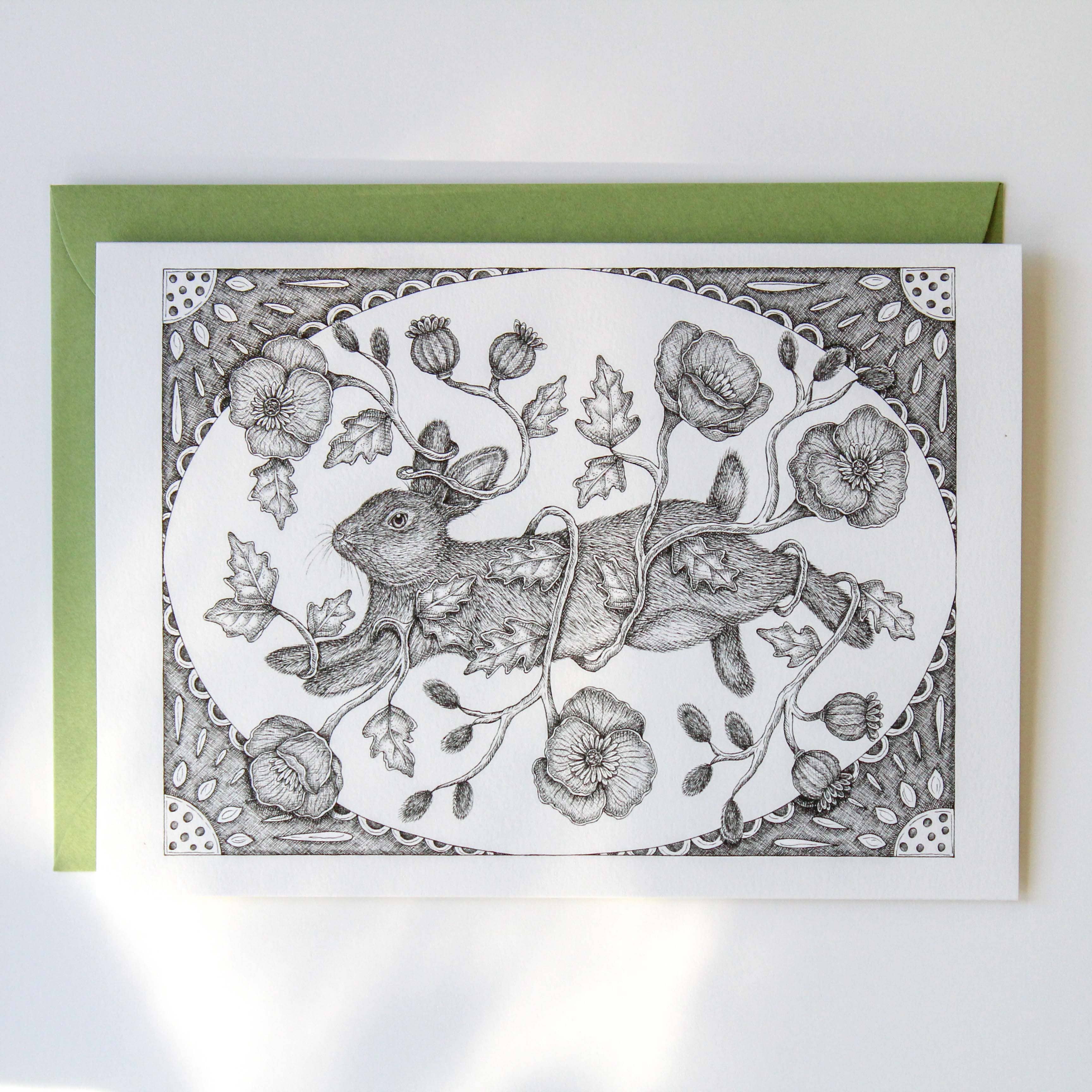 Mackenzie Myrick Studio – Engroshandel Hverdagshilsen kort – Gennem valmuer | Lykønskningskort1