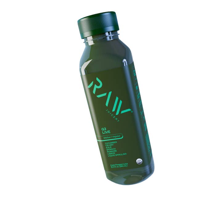Raw Juicery - Wholesale Wellness Juice/Tonic - G3 LIVE Organic Wellness Juice with Greens & Algae