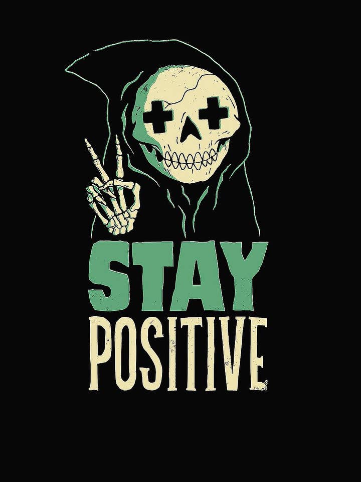 "Stay Positive" - Canvas Print Wall Decor for wholesale by Image Conscious, LLC