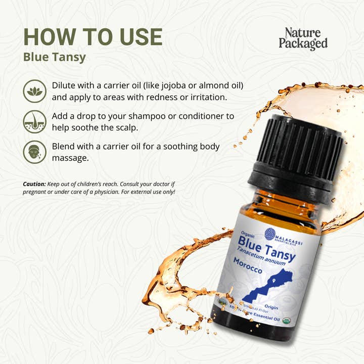 Nature Packaged - Wholesale Essential oil - Organic Blue Tansy EO - 100% Pure- Farm-Direct Sourcing4