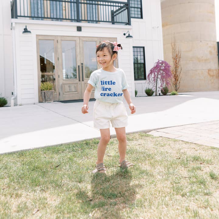Benny & Ray Apparel - Wholesale Screen Printed T-Shirt - Kids - Little Fire Cracker Toddler and Youth 4th of July Shirt