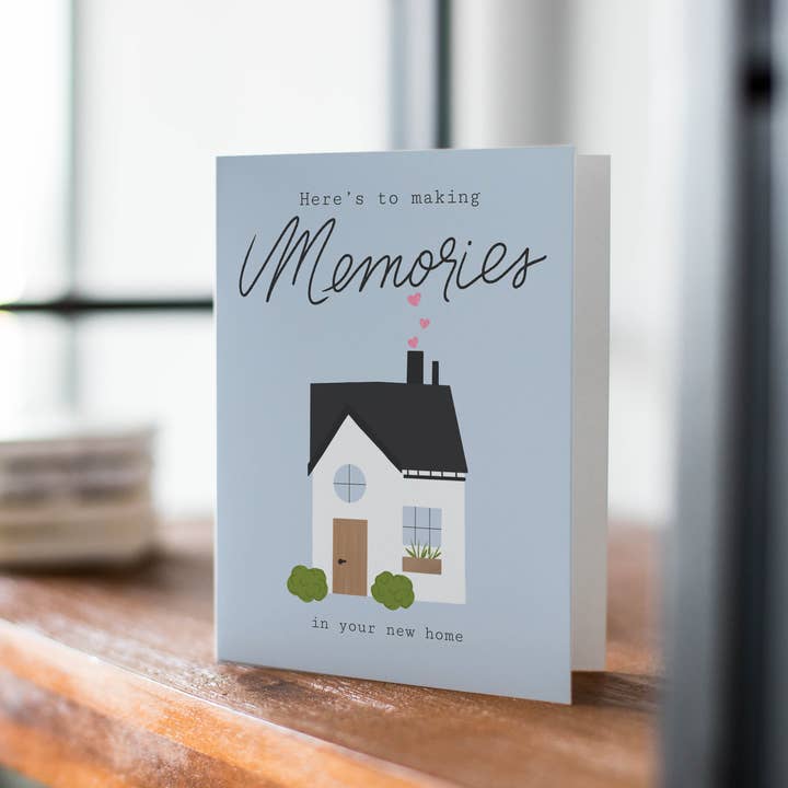 Lemon Milk Paper Co - Wholesale Congratulations Card - Memories in your new home card