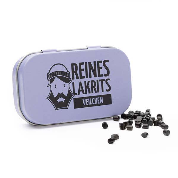 LASSE LAKRITS - natürlich lecker - Wholesale Licorice - Can of Pure Lacrits Violet2