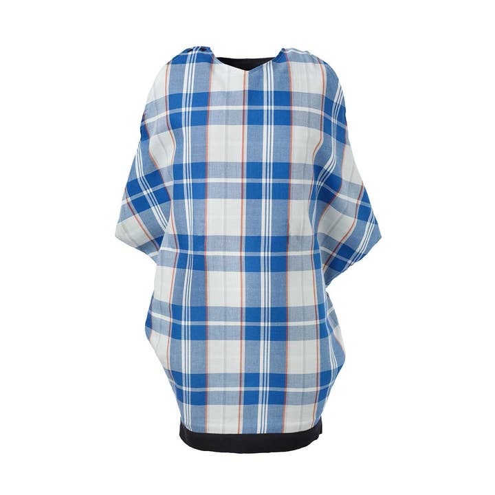 Damen-Sommerkleid in Avantgarde-Karo mit Diamantform für den Großhandel von Infantium Victoria