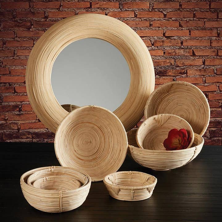 47th & Main (Creative Brands) - Wholesale Basket - Rattan Mini Basket - Set of 31