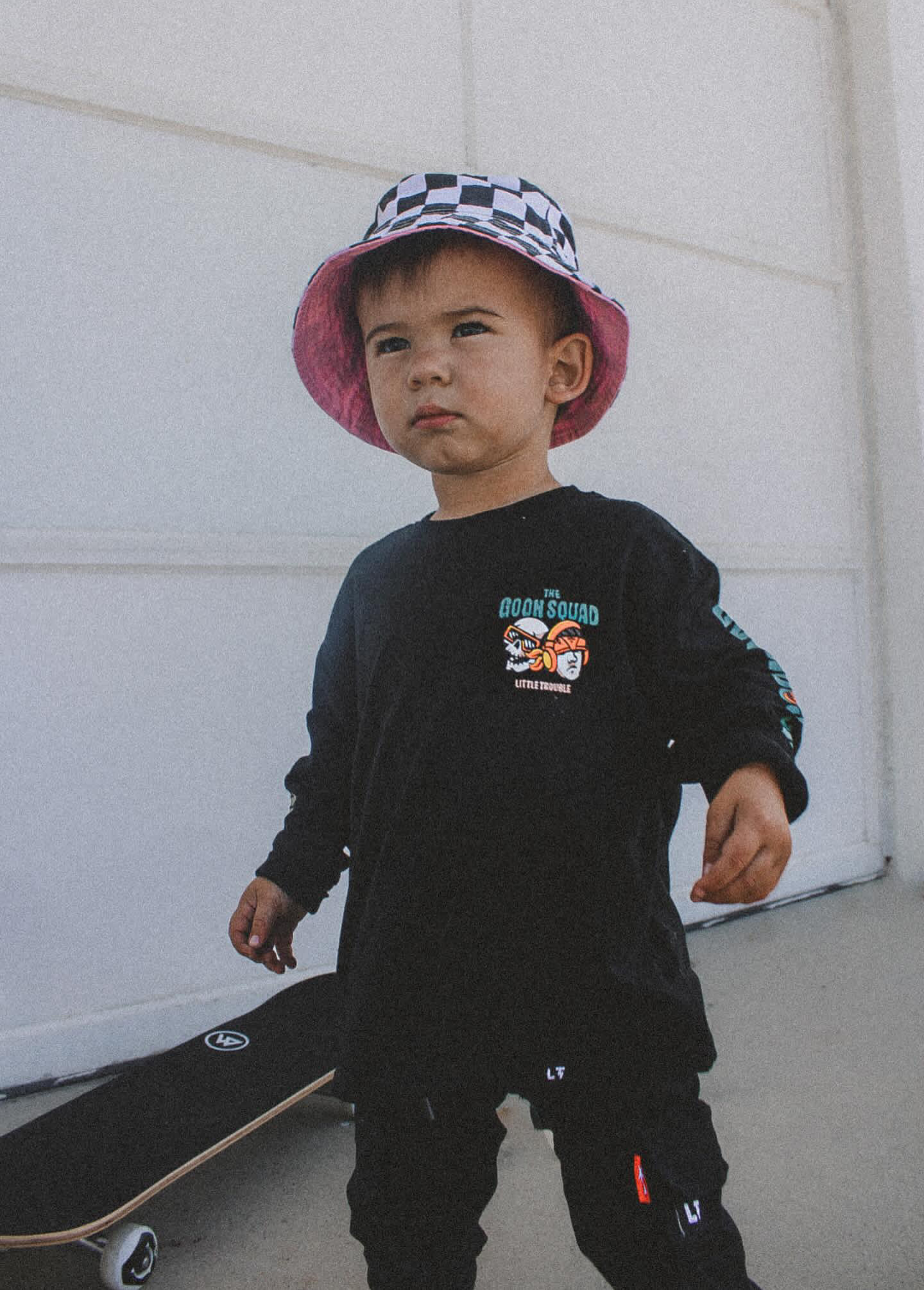 Little Trouble - Wholesale Screen Printed T-Shirt - Kids - Goon Squad Long Sleeve4