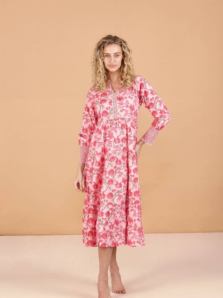 Cherry Blossom Cotton Dress for wholesale by inara