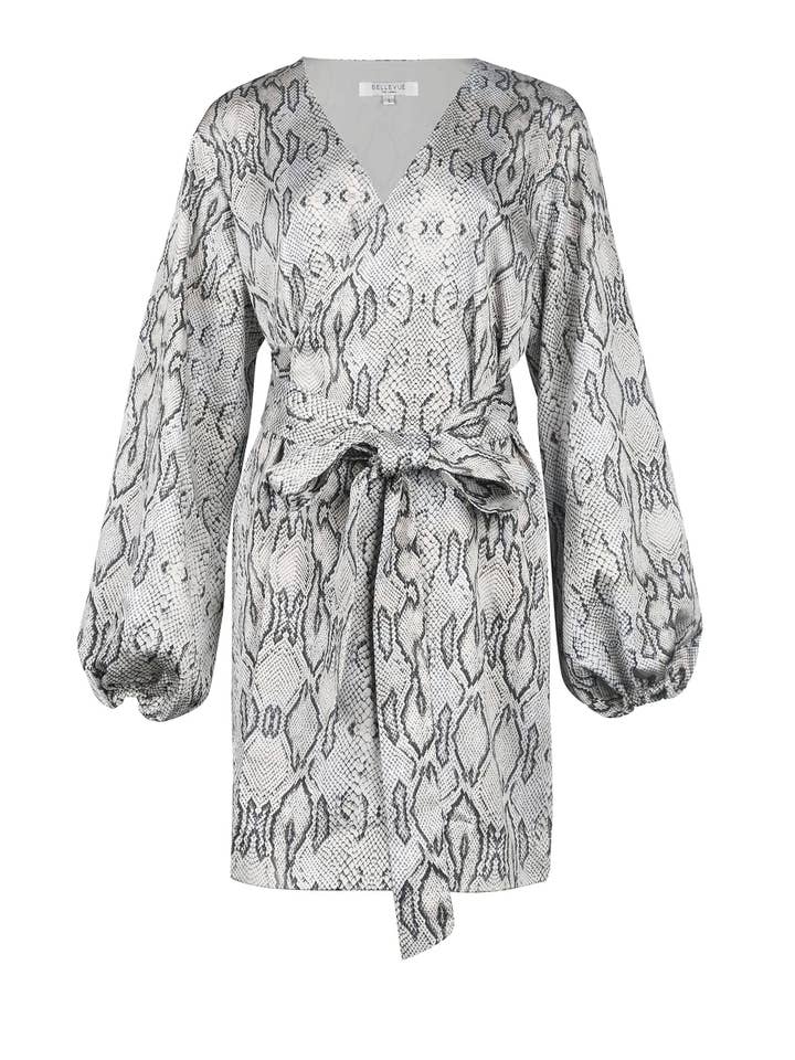 Bellevue The Label - Wholesale Dress - Women's - Mia Snake Print Dress0