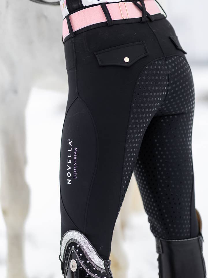 Novella Equestrian - Wholesale Pants - Women's - The Always Fits Full Seat Breech. (Black)11