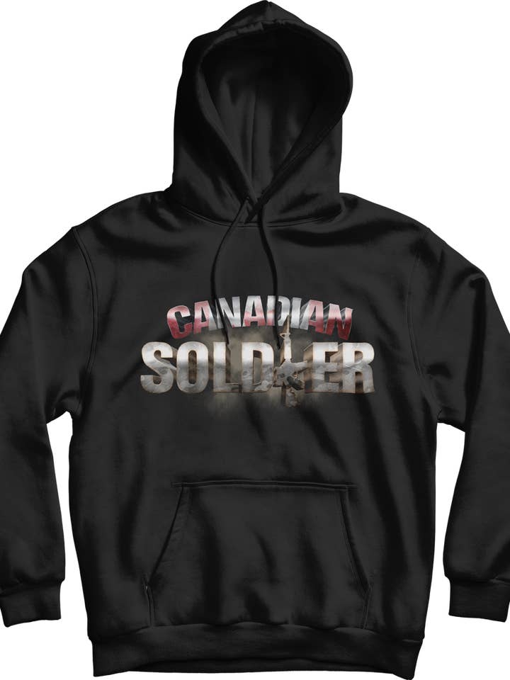 Canadian Soldier Military Huvtröja för wholesale av Canada for Victory