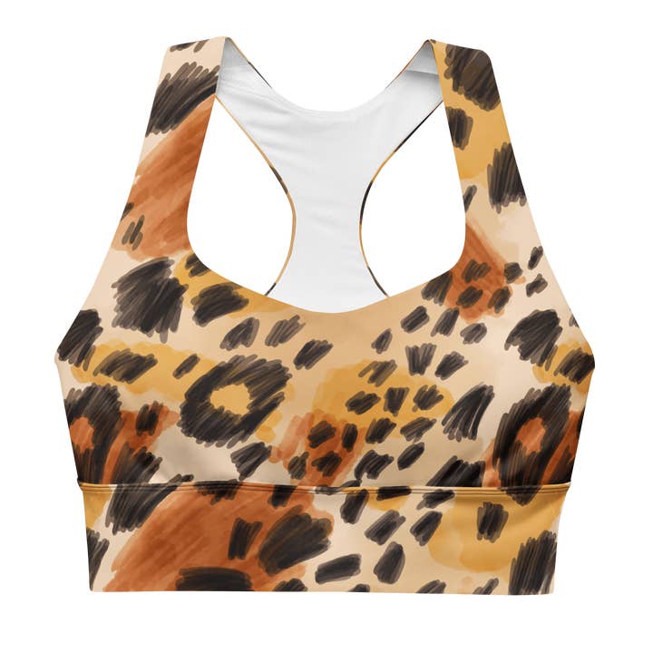 Sahara Desert Tigard Hybrid - Sports Bra for wholesale by GymLeggs