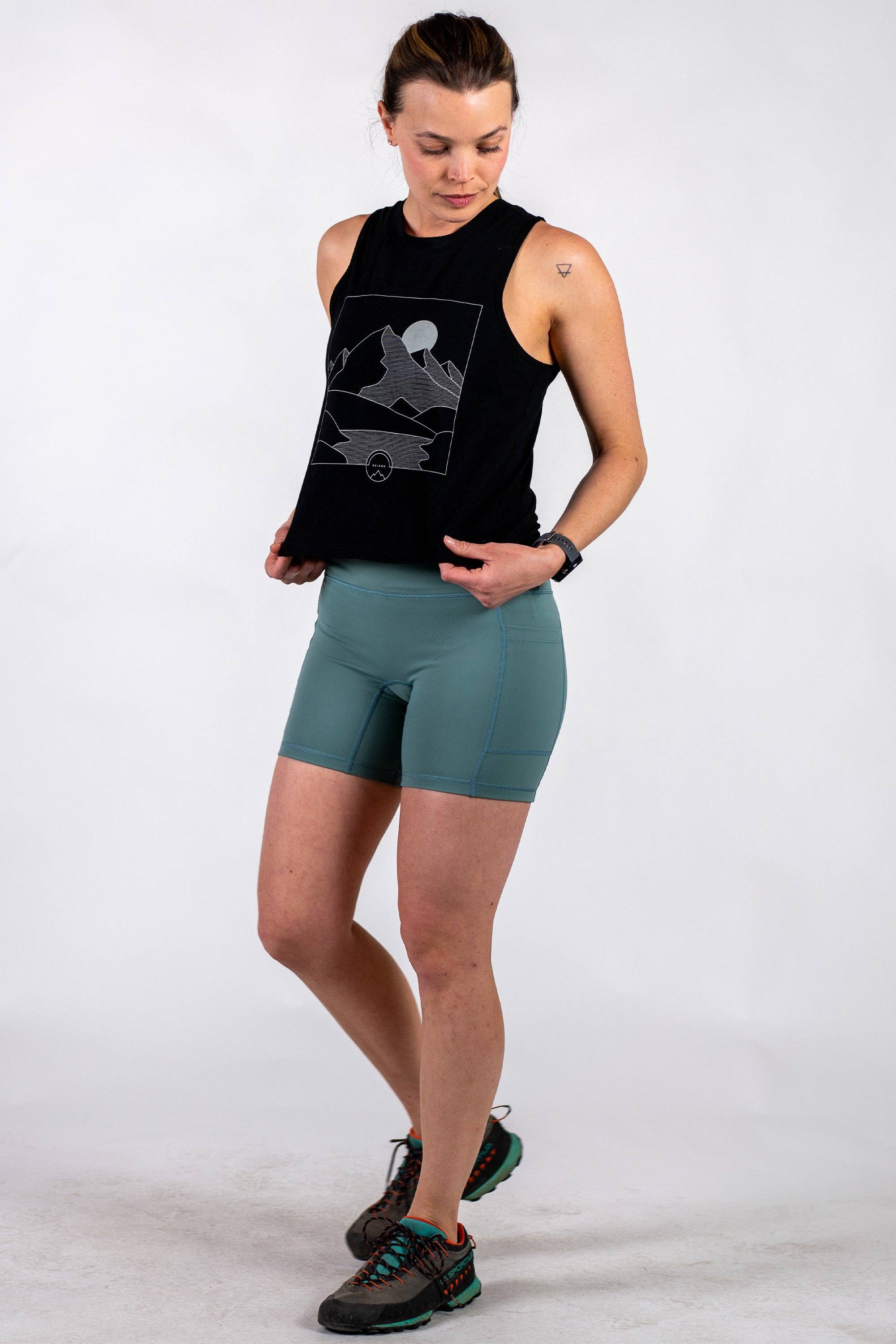 Belong Designs - Wholesale Shorts - Women's - Women's Trailhead High-Rise Shorts (Discontinued Styles)15