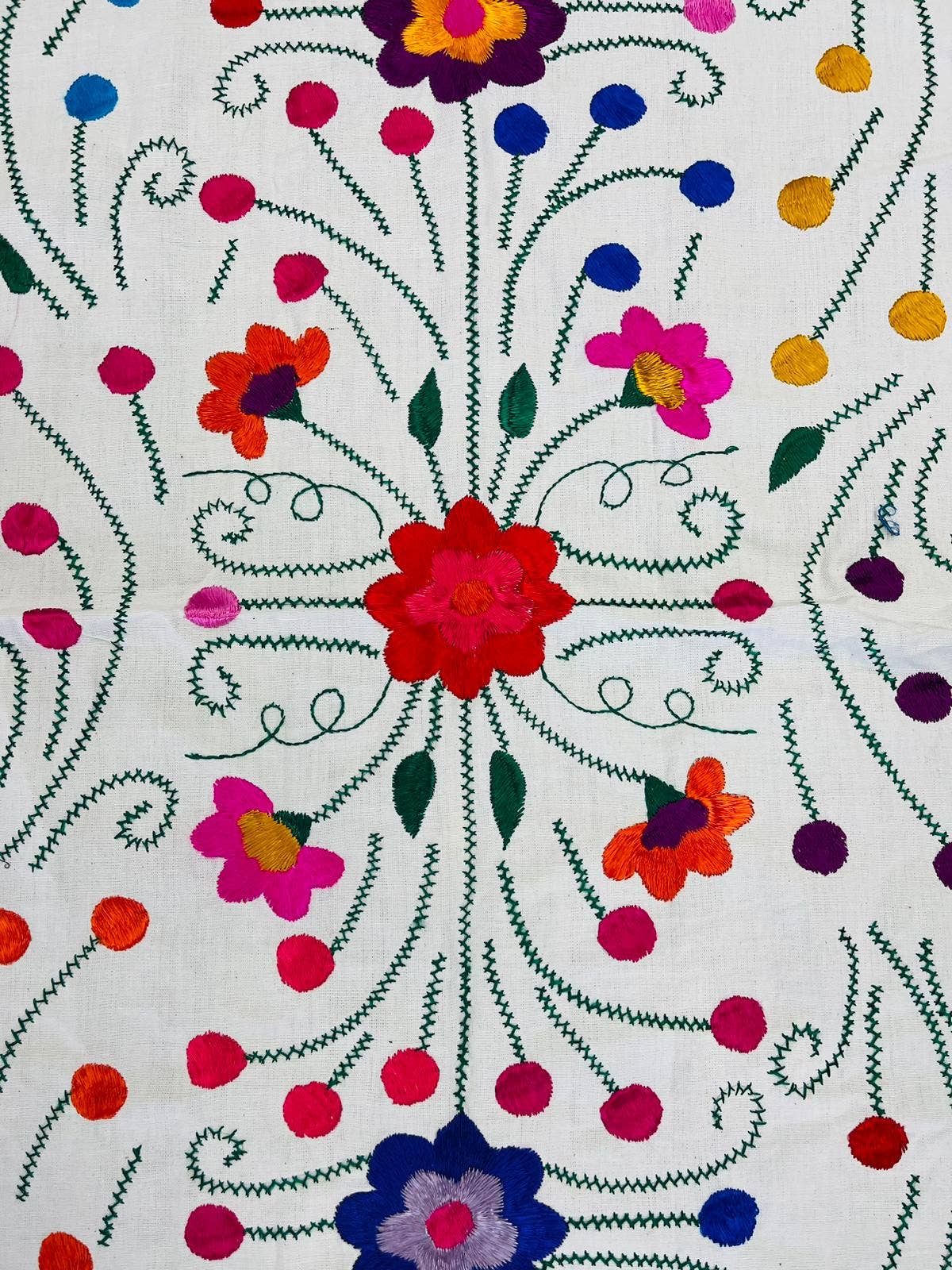 Cielito Lindo - Wholesale Wrap - Women's - Mexican Handmade Embroidered Shawl Chilapa15