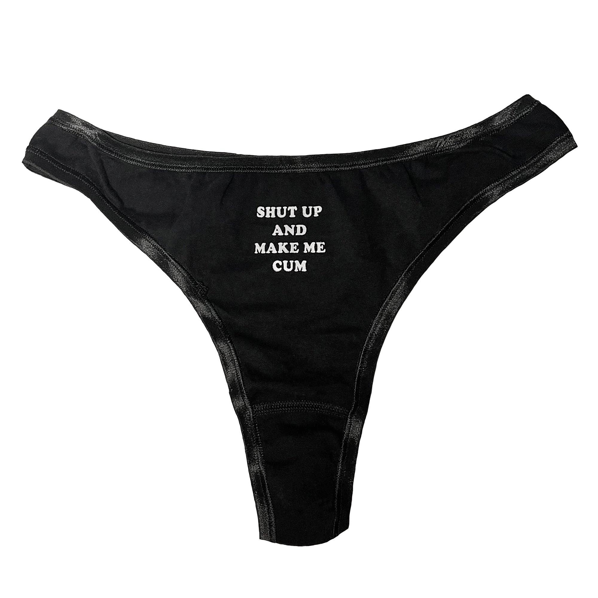 Badass Prints - Wholesale Underwear - Women's - Make me cum thong2