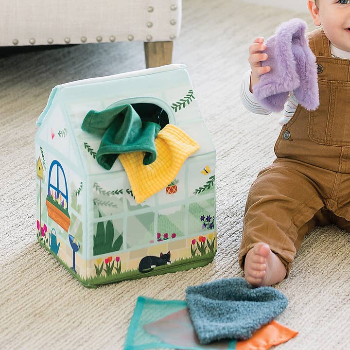 Ss Sensory Peek & Pull Tissue Box for wholesale by MindWare & Peaceable Kingdom