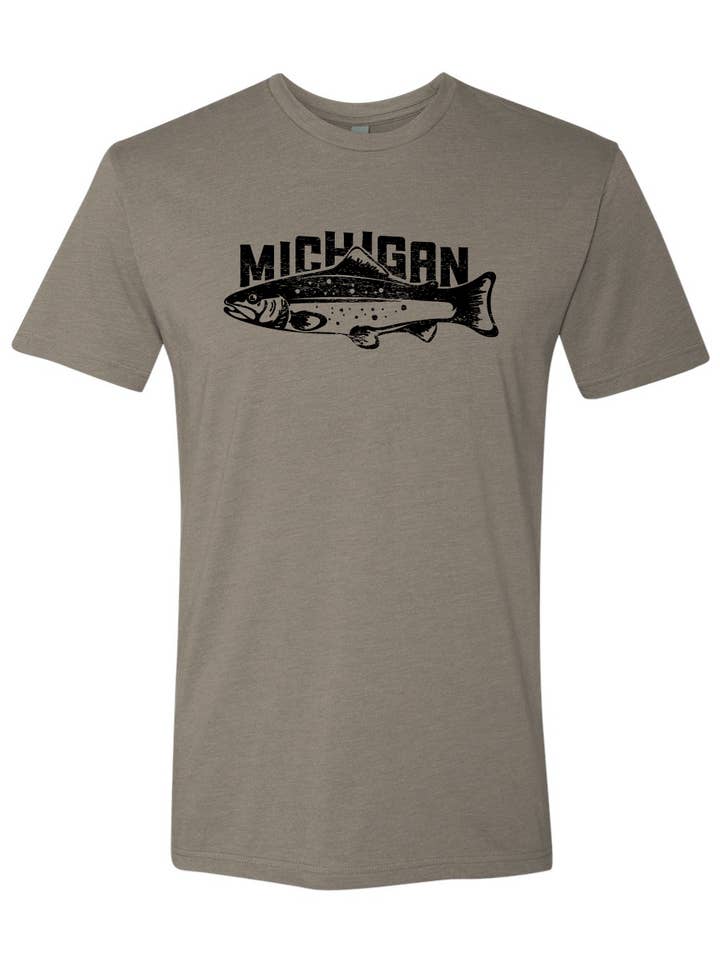 Michigan Fish Unisex T-Shirt for wholesale by Fabricated Customs