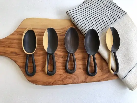 QÄSA QÄSA - Wholesale Kitchen Spoon - African Blackwood Scoop0