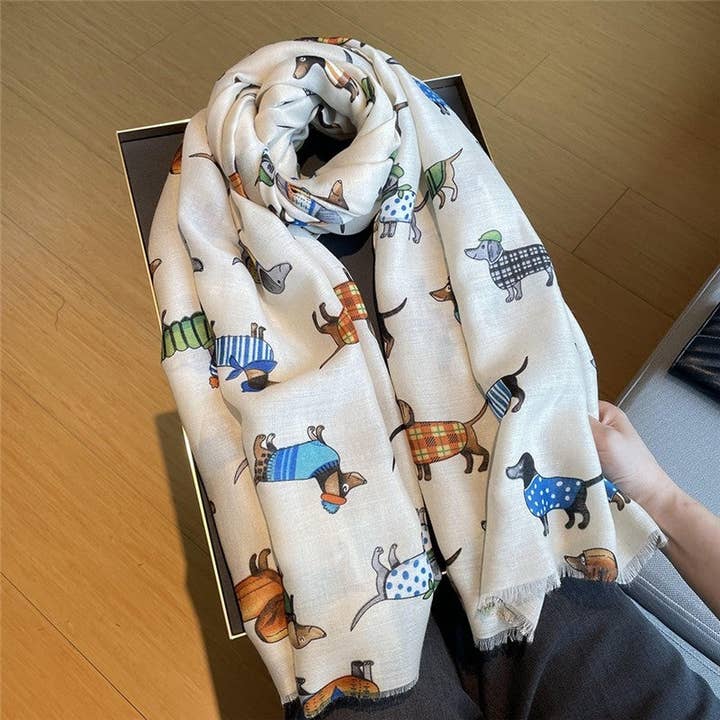 FurDecoration - Wholesale Scarf - Women's - Thin Printed Small Handkerchief2