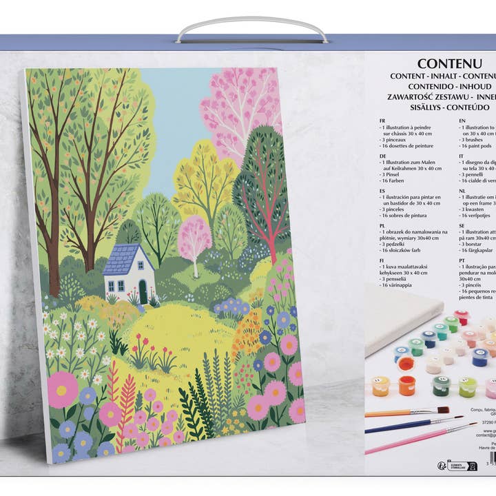 Graine Créative - Wholesale DIY Craft Kit - PAINT BY NUMBER 30x40 HAVEN OF PEACE4