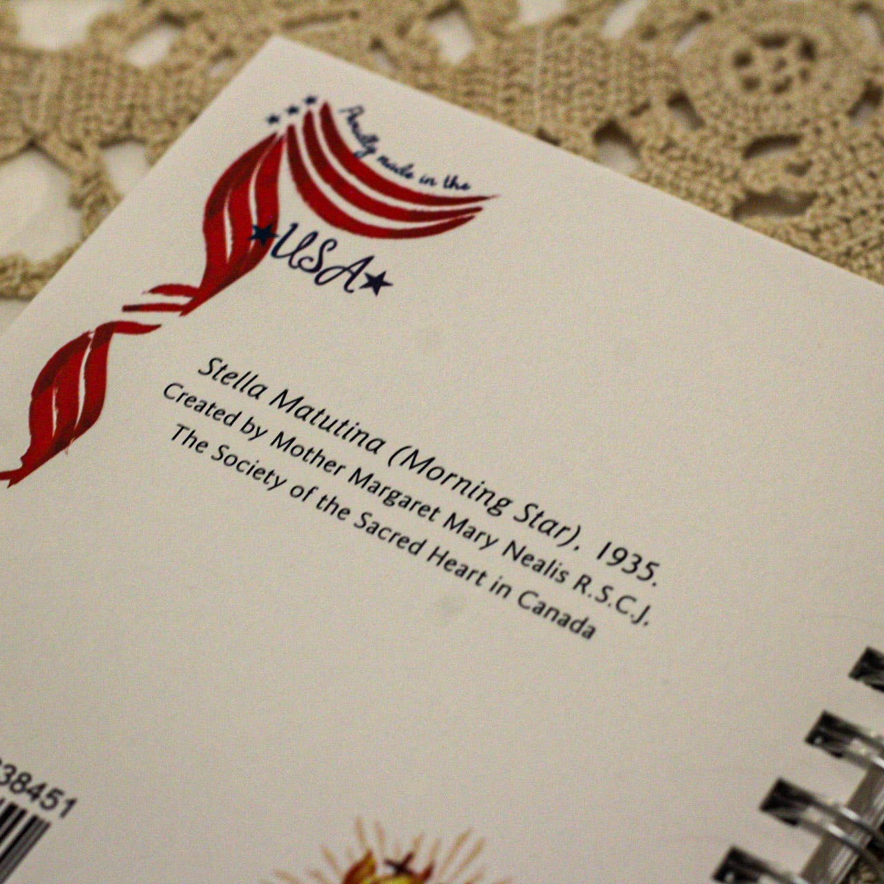 The Retro - a Full of Grace USA Company - Wholesale Notebook - Stella Matutina Mini-Notebook6