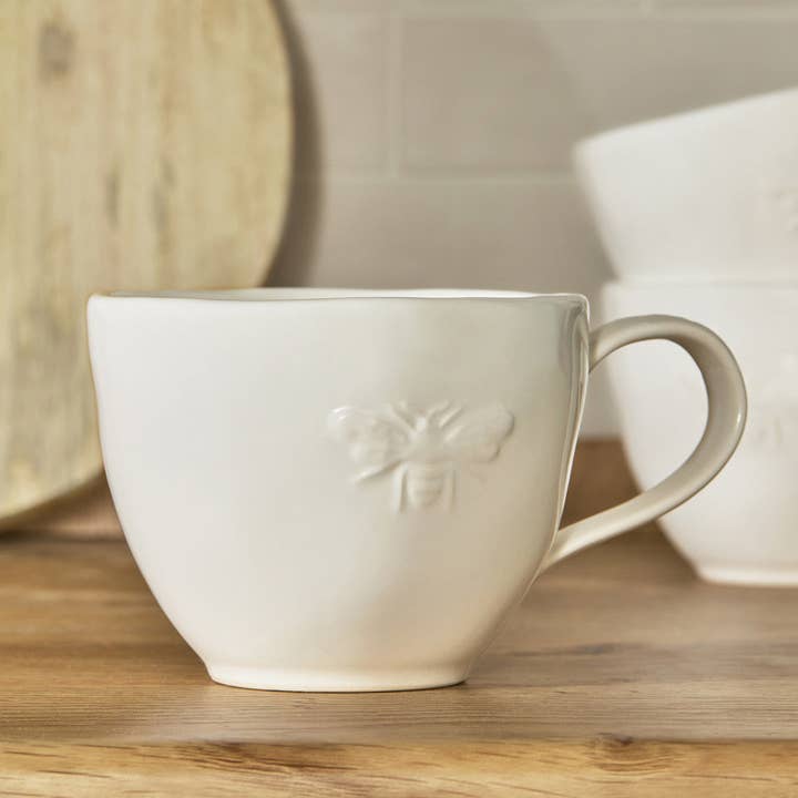 Sophie Allport - Wholesale Coffee Mug - Bees White Stoneware Mug1