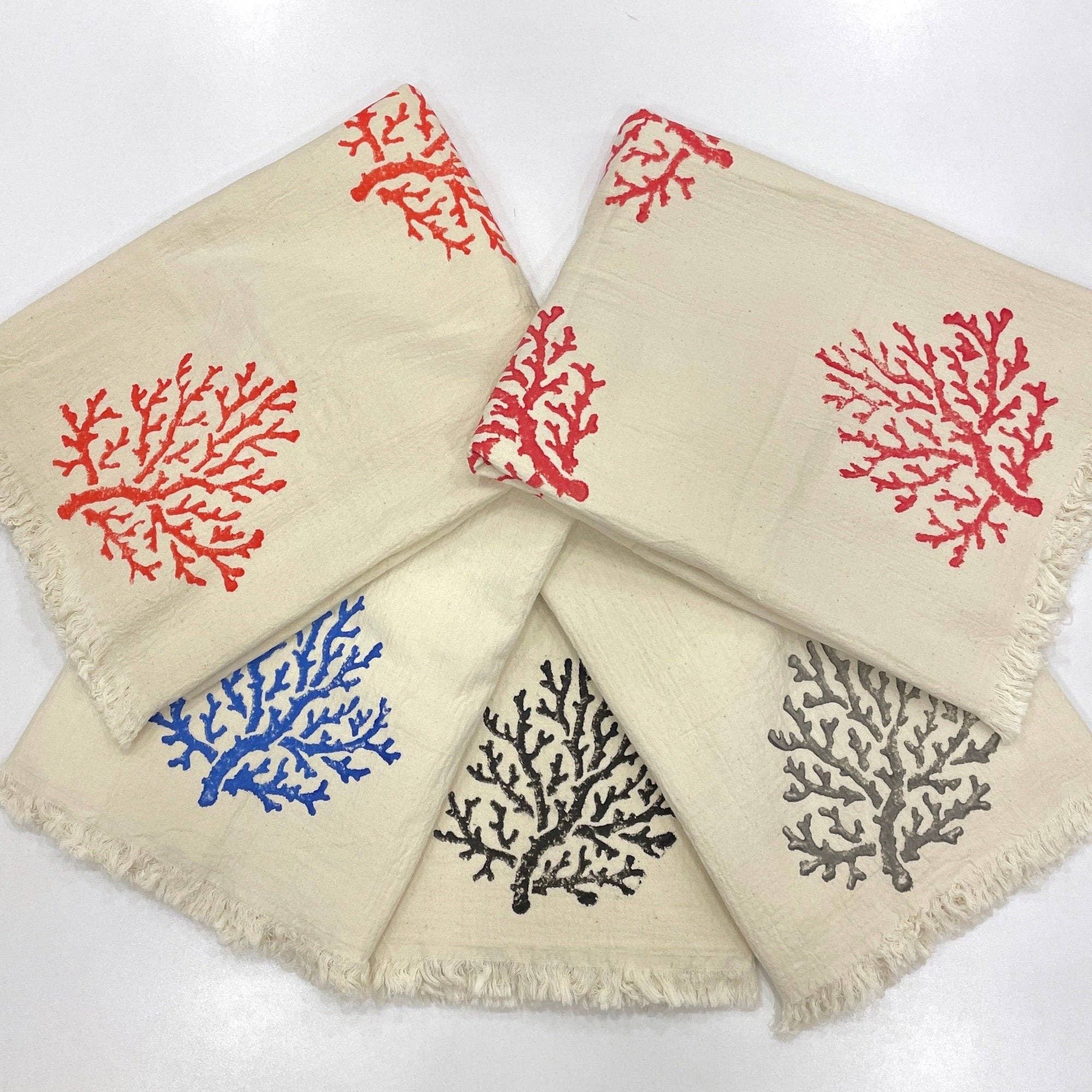 Mila∞Miro by Emelie – Engroshandel Strandhåndklæde – Muslinhåndklæde i Reef Red4