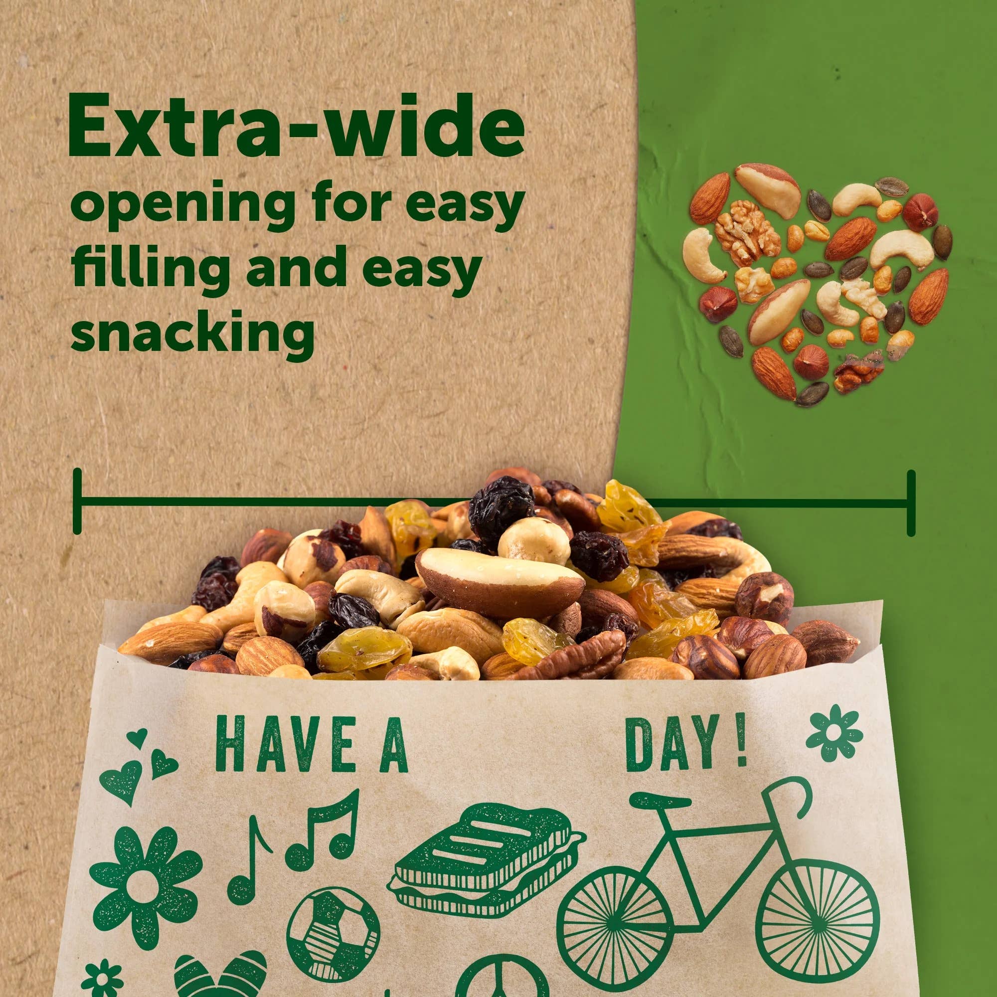 First Choice Buying - Wholesale Food Storage Wrap/Bag - Ziploc Recyclable Paper Bags with Resealable Stickers, 50 Count4