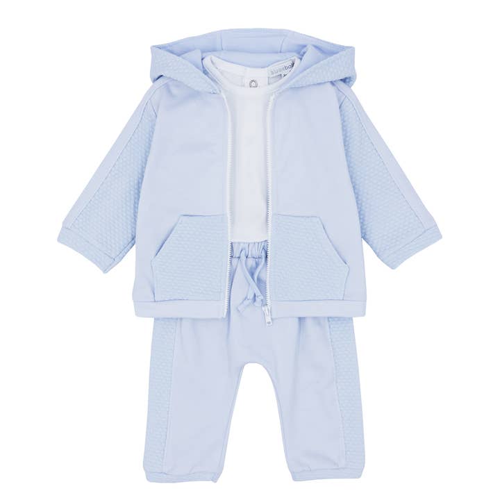 FARO Boys Blue 3 Piece Jog Set for wholesale by Blues Baby