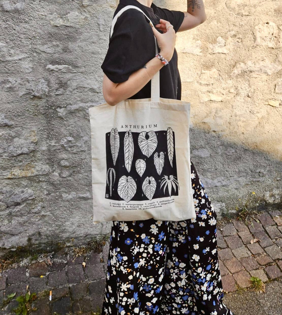 itsjunli - Wholesale Tote Bag - Unisex - Anthurium Screen Print | Tote Bag2