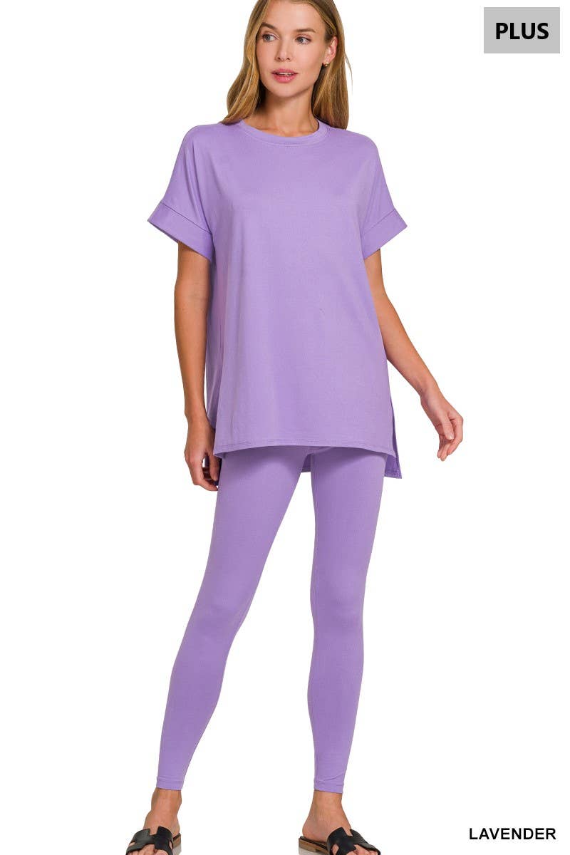 42POPS - Wholesale Lounge Set - Women's - `.Plus Microfiber Lounge Wear 2 Pc Set45