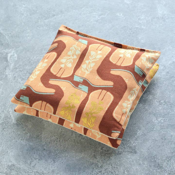 Minor Thread - Wholesale Sachet - Golden Floral Cowboy Boots Lavender Sachet Bundle1