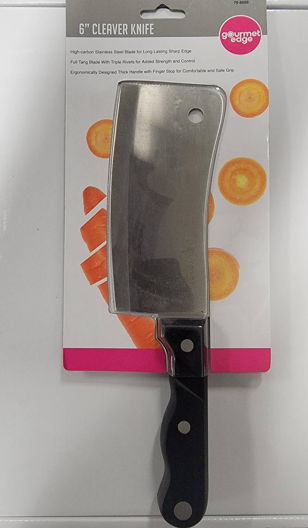 Gourmet Edge - Wholesale Kitchen/Utility Knife - Gourmet Edge - 6" Cleaver #70-80081