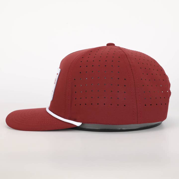Happy By Rachel, LLC - Wholesale Trucker Hat - Unisex - College Station, TX Rope Hat with Patch