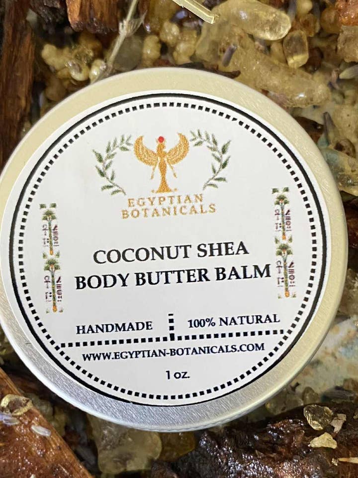 Coconut Shea Body Butter Balm for wholesale by Egyptian Botanicals