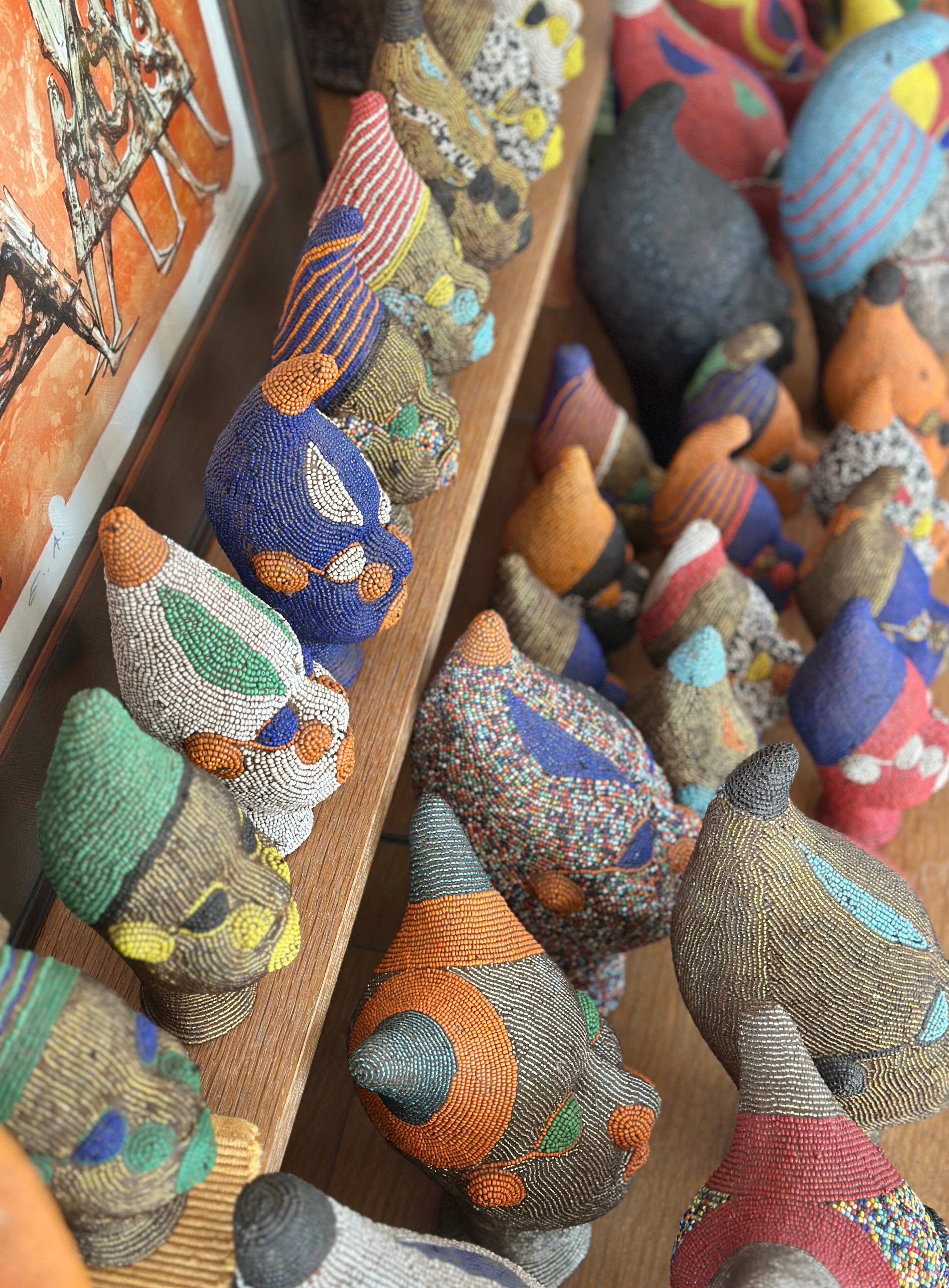 SOUK in the CITY - Wholesale Decorative Figurine - SMALL Bamileke Statues - new design7