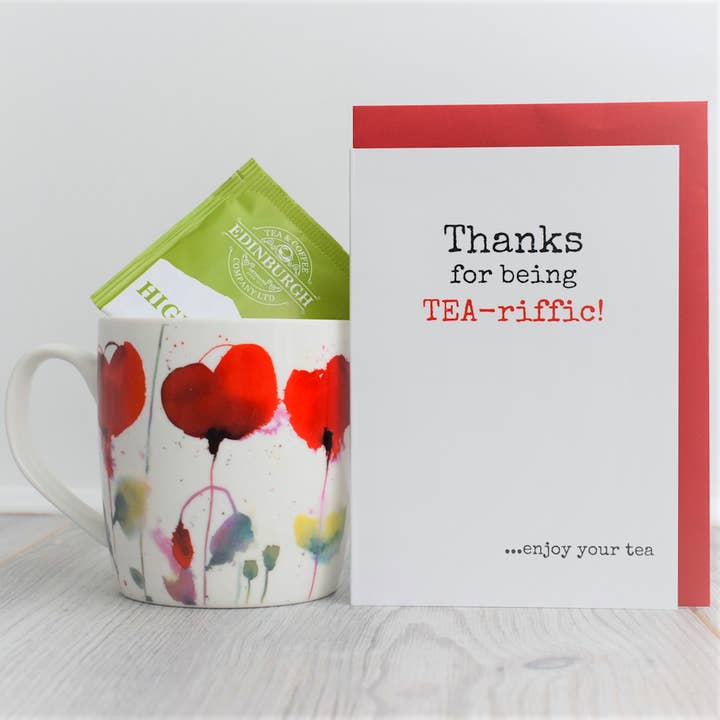 Tekpose Lykønskningskort - TEA-053 for engroshandel hos Smith & Ross Designs