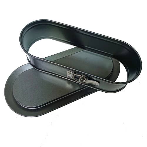 Black Oval Springform Pan Coated Steel Sugar and Delicacies for wholesale on Faire1