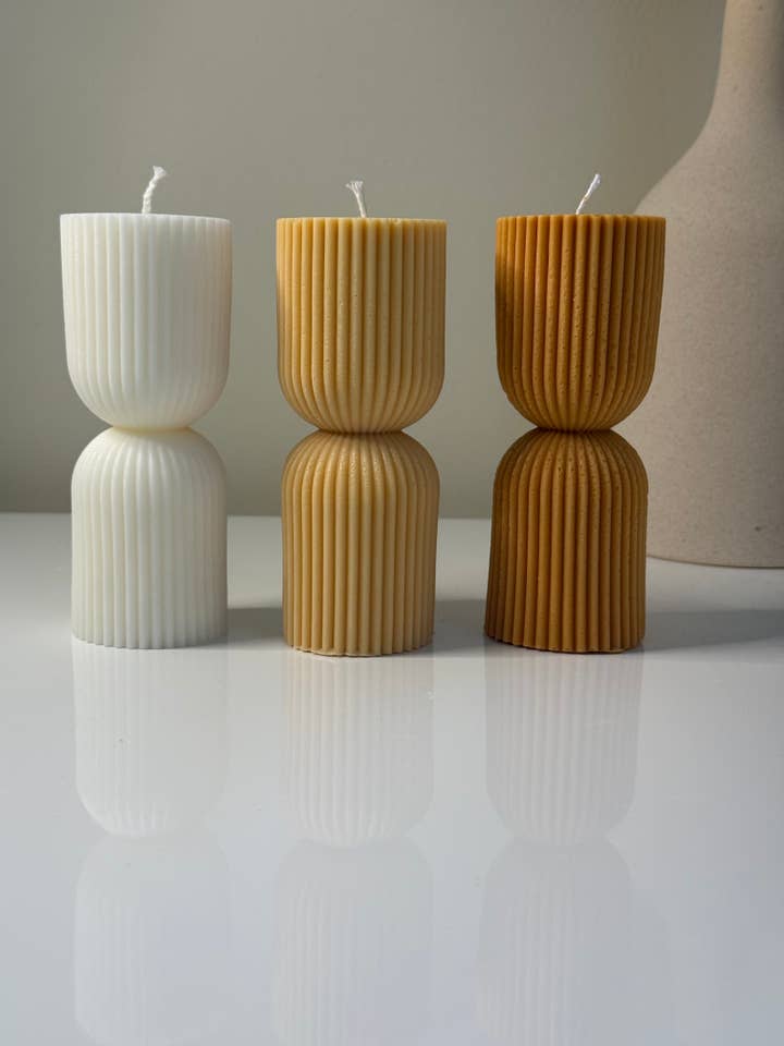 Mini Timeglaslys for engroshandel hos Believe Candle