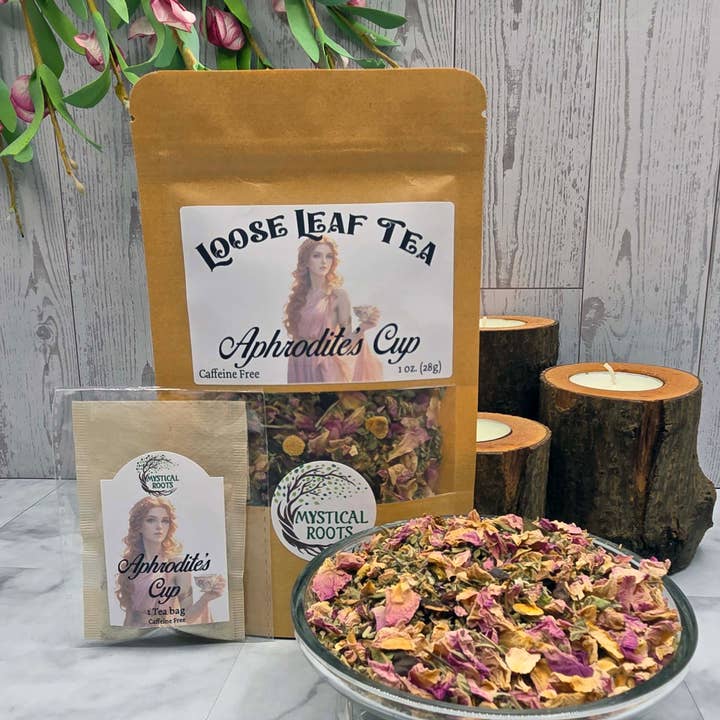 Afrodites Kopp – Sensuellt Örtte för Kärlek - Lösvikt för wholesale av Mystical Roots