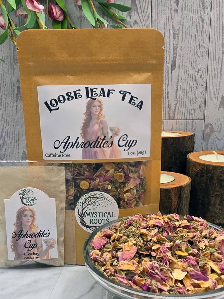 Aphrodite’s Cup – Sensual Herbal Tea for Love - Loose for wholesale by Mystical Roots