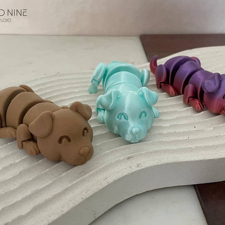 Cloud Nine 3d Studio - Wholesale Fidget Toy - Kids - Sleepy Dog Fidget Toy, Cut Dog Desk Buddy